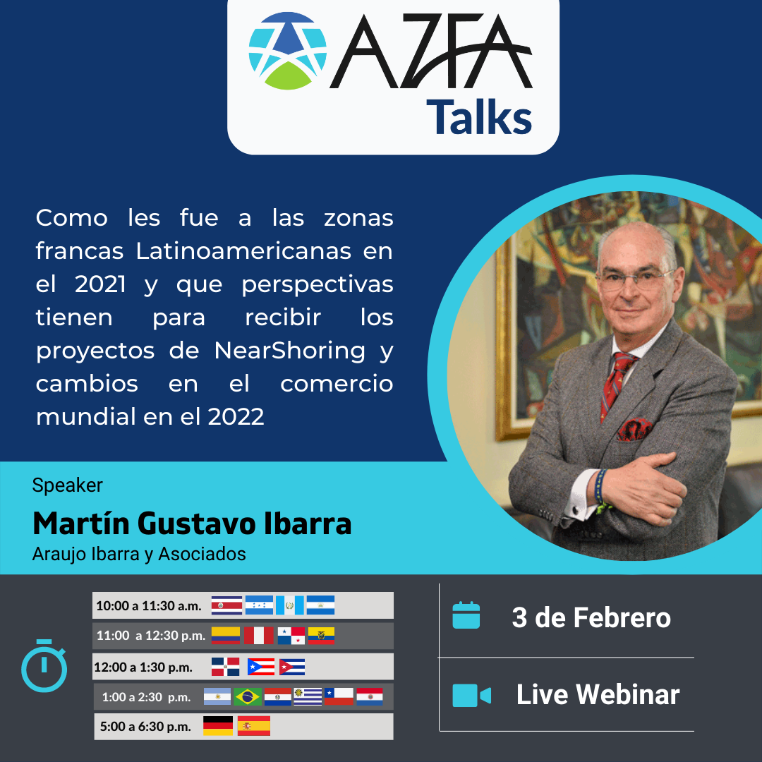 AZFATalks | Perspectivas para las ZFs en el comercio mundial