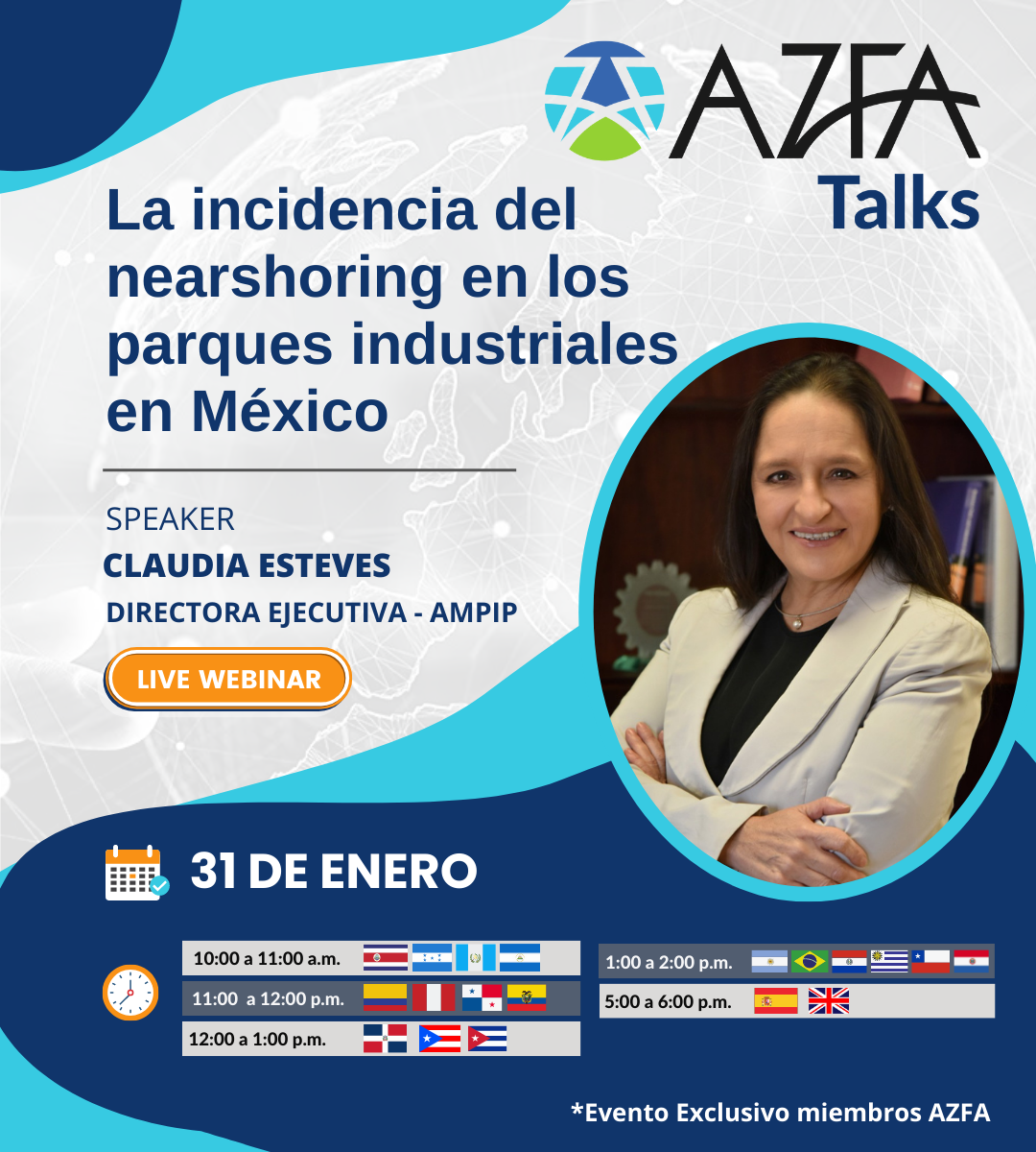 AZFATalks: La incidencia del nearshoring en los parques industriales de México