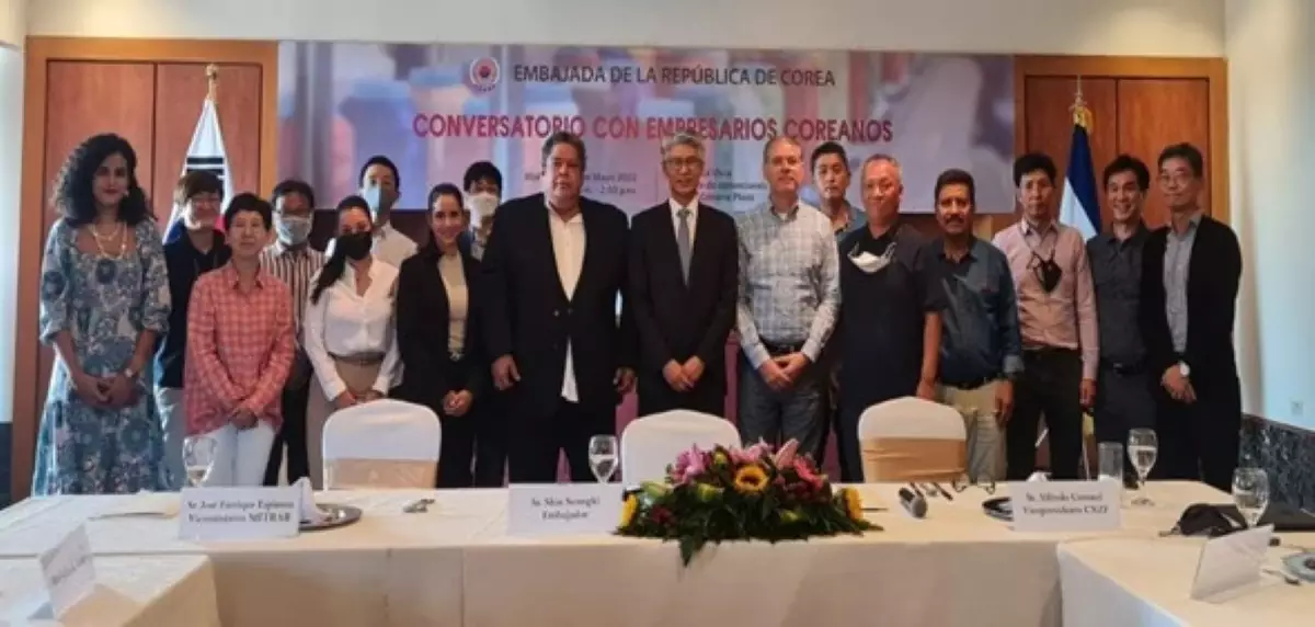 Empresarios coreanos sostienen conversatorio con autoridades de zonas francas en Nicaragua