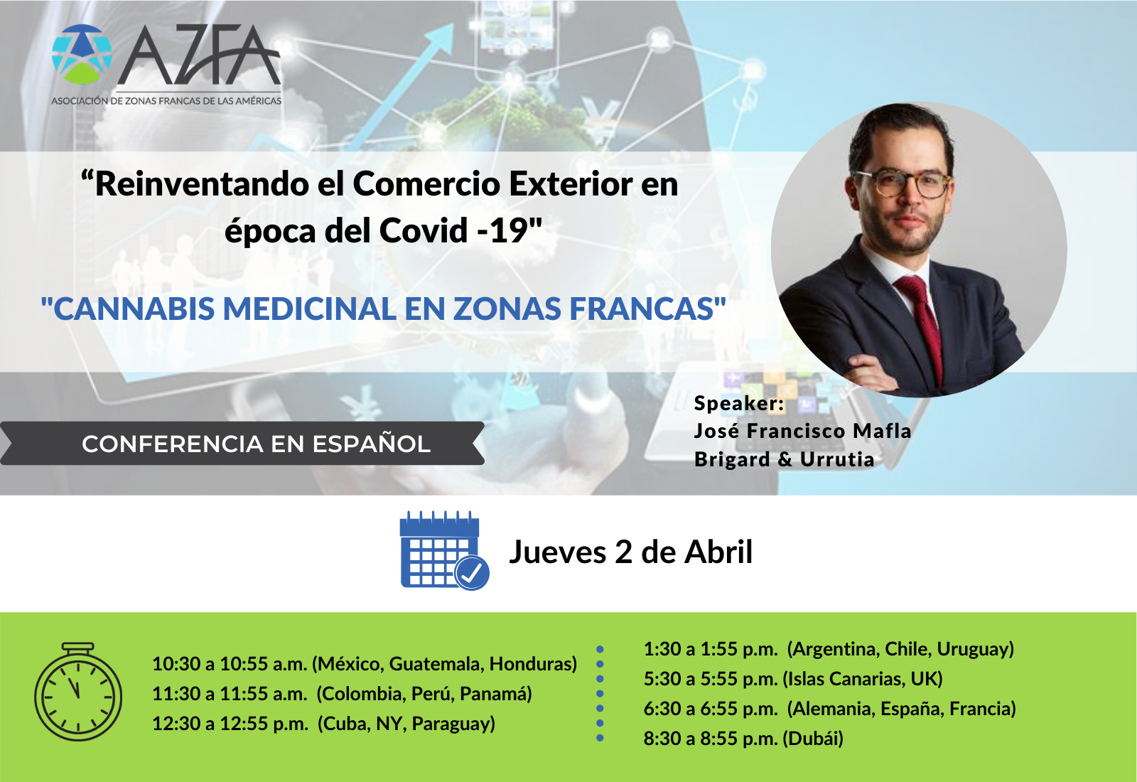 Virtual Trade Summit | Cannabis medicinal en Zonas Francas
