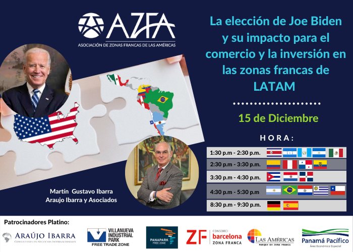 La elección de Joe Biden y su impacto para el comercio y la inversión en las zonas francas de LATAM